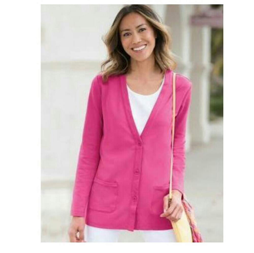 J crew cardigans pink size S 100% cotton